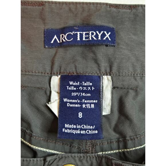 Arc'teryx Mid Rise Rampart Long Cargo Shorts Women's Size 8 - Picture 3 of 3